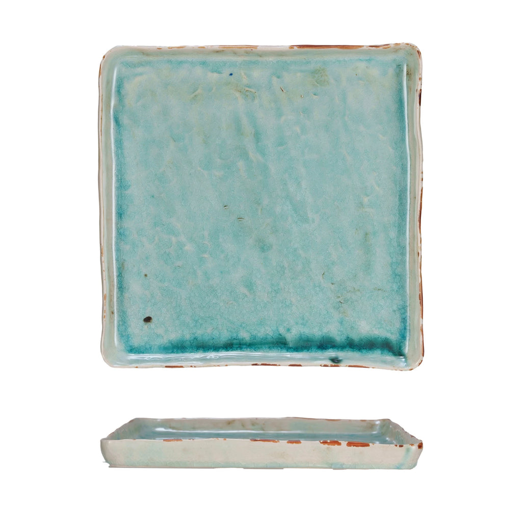 Stoneware Serving Tray (Each One Will Vary)
