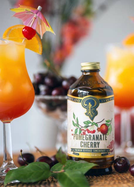 Pomegranate Cherry Syrup 12oz - Cocktail/Mocktail Mixer