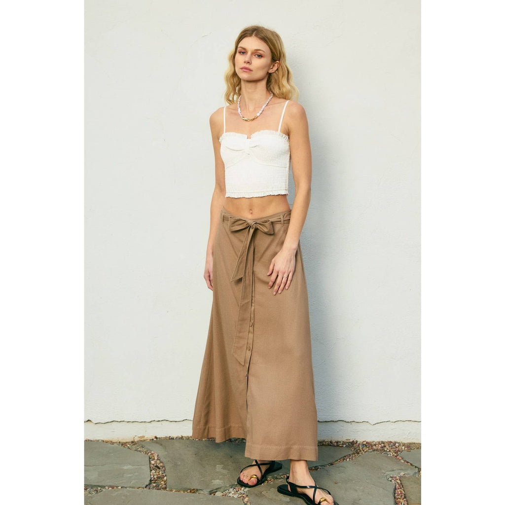 My Little Smocked Sweetheart Crop Top