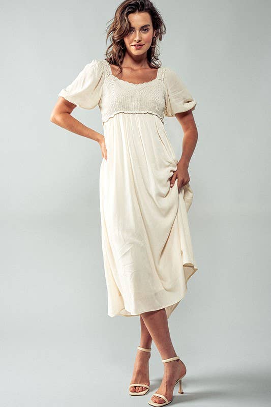 TIMELESS ROMANTIC MIDI DRESS