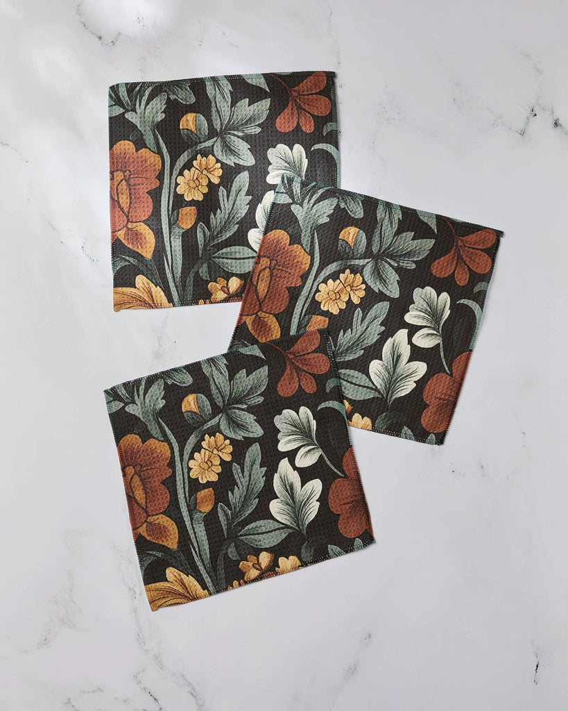 Classic Floral Dishcloth Set