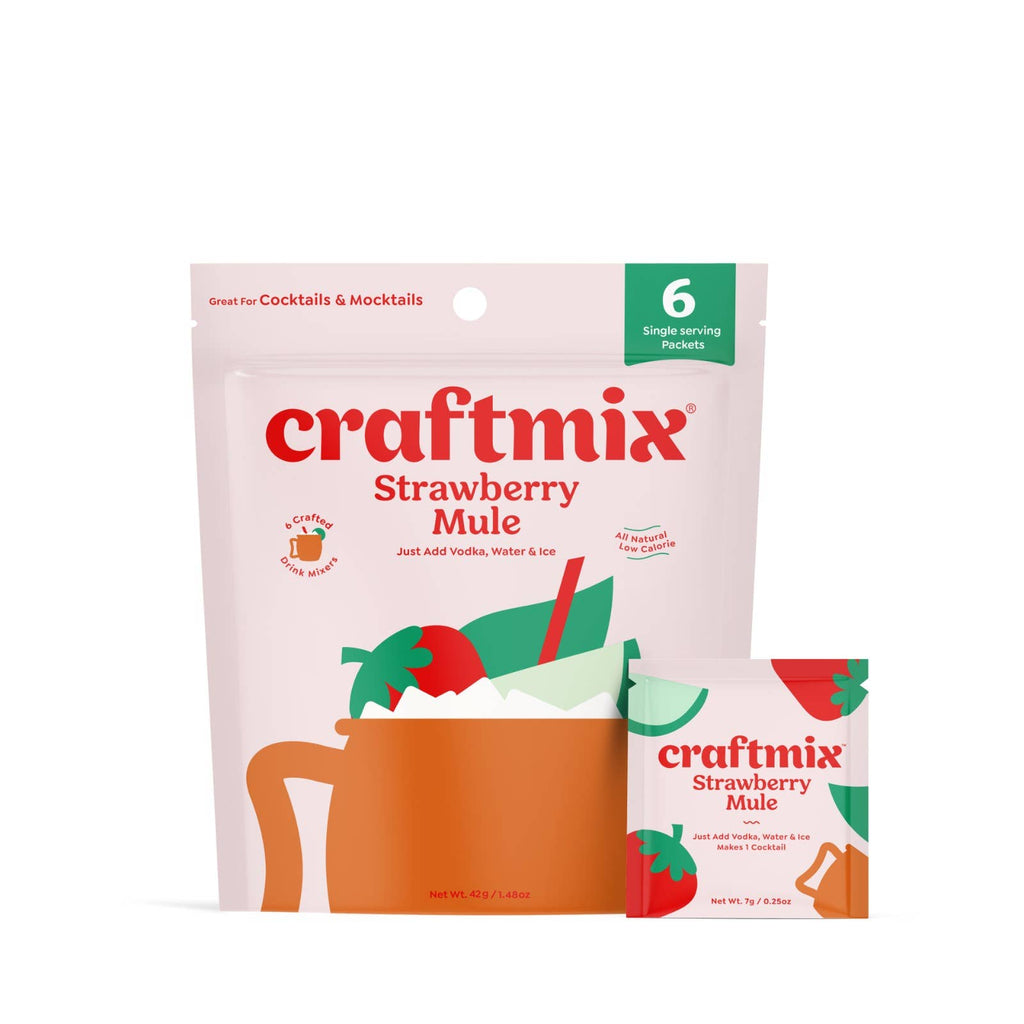 Strawberry Mule Cocktail Mixer - 6 Servings Multipack