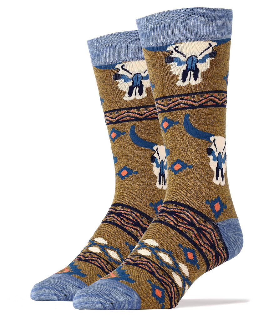 Long Horn Summer | Men's Premium Cotton Socks