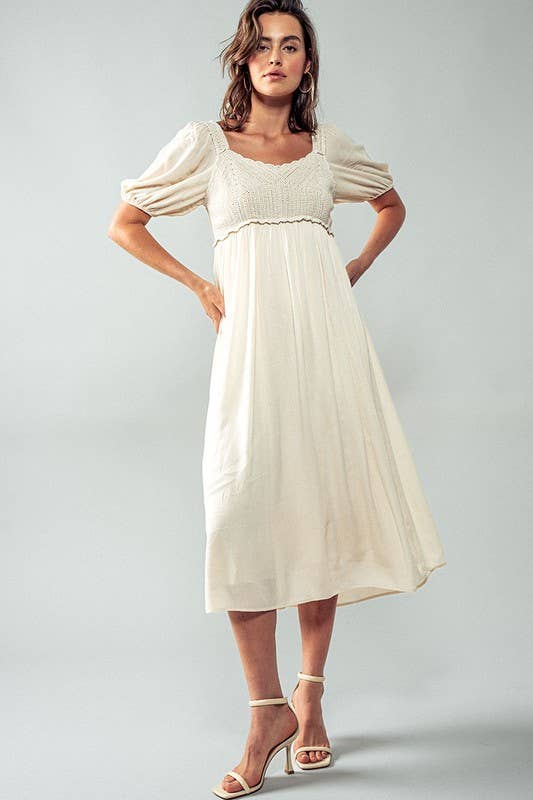 TIMELESS ROMANTIC MIDI DRESS