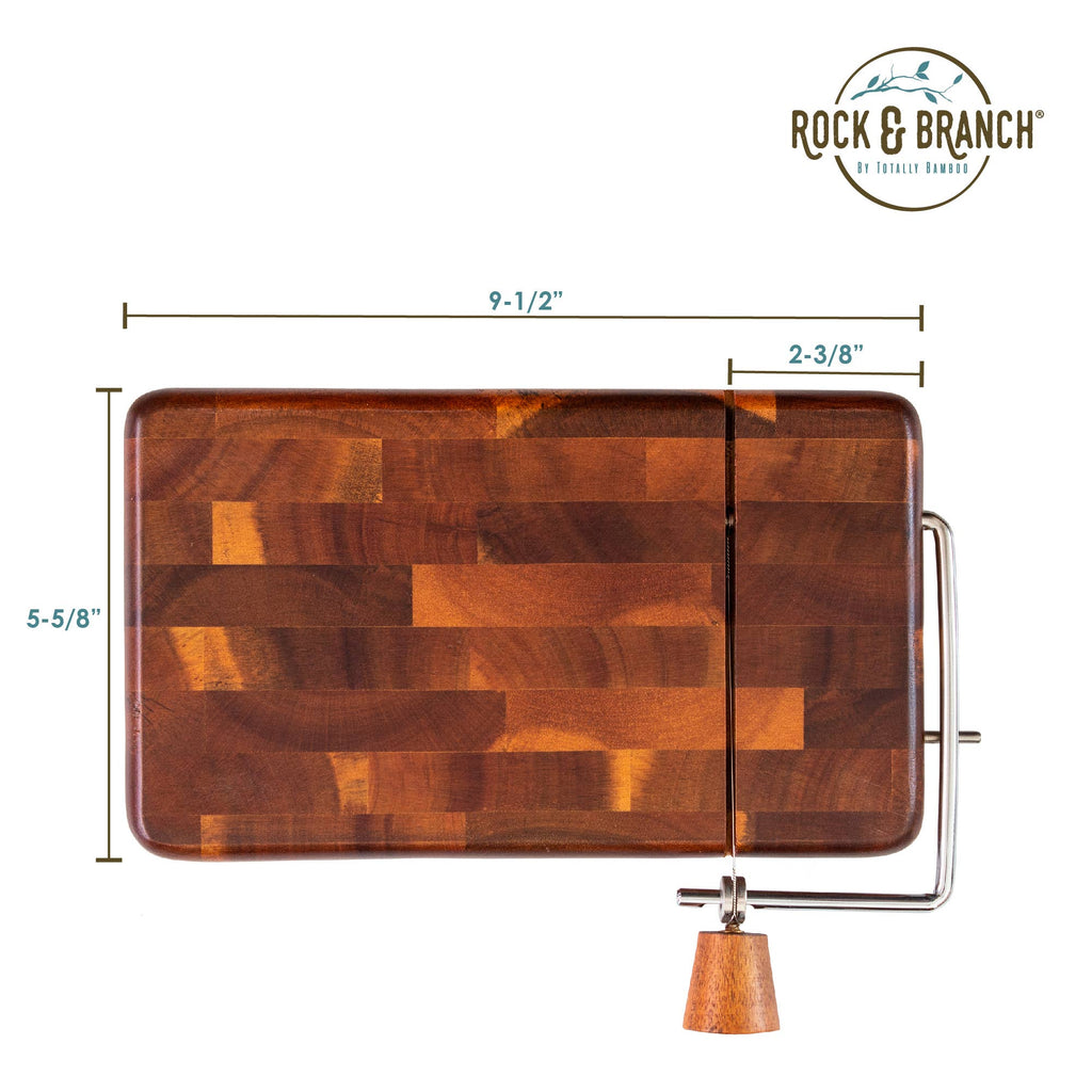 Rock & Branch® Acacia Serving Board with Cheese Slicer