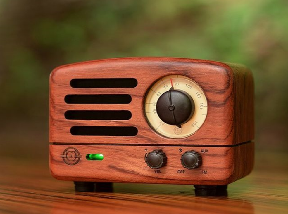 MUZEN OTR Wood and Utopia Retro Portable FM Radio Bluetooth