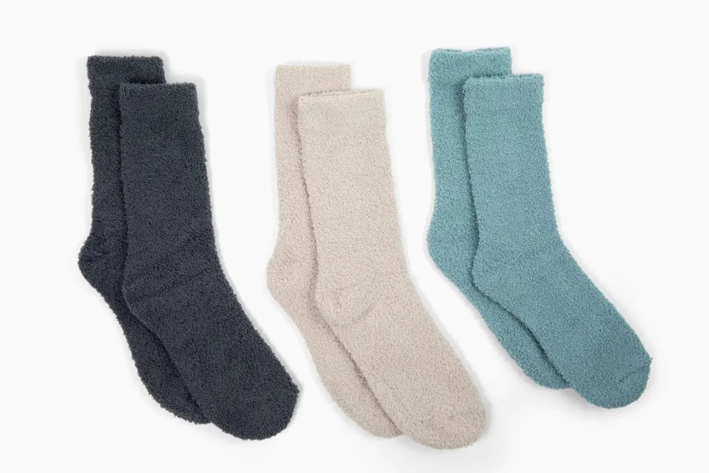 Cozy Cloud Socks - Stone Blue - Warm & Soft - Winter Gift