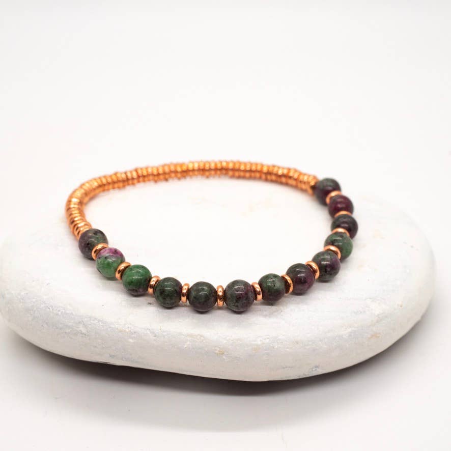 Stone Disc Bracelet