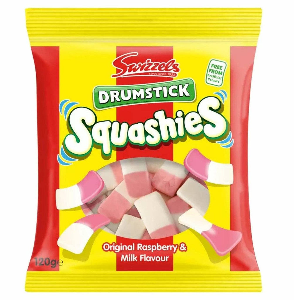 Swizzels Drumstick Squashies Raspberry & Milk