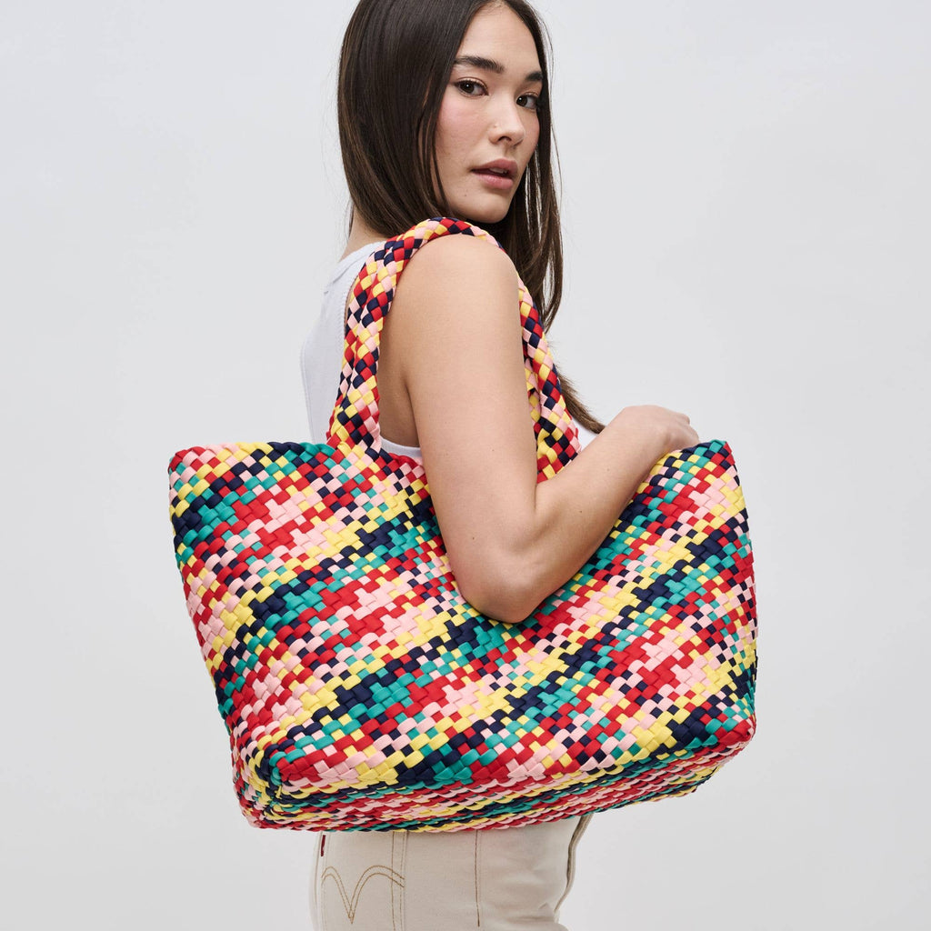 Sky's The Limit - Large Woven Neoprene Tote