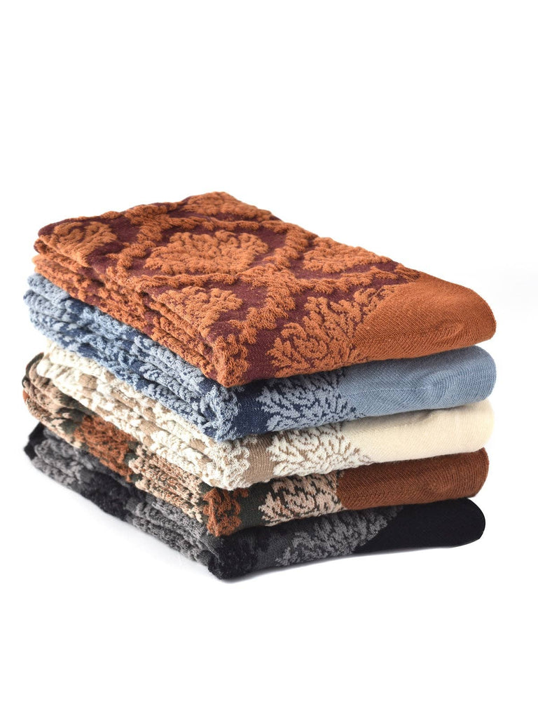 Rufia – Capsule Textured Jacquard Crew Socks