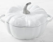 Staub Enameled Cast Iron Pumpkin Cocotte, 3.5-Qt