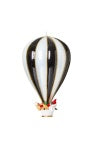 hot air balloon glass ornament