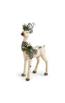 farmhouse holiday birch deer figurine