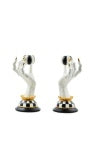 haunted house spooky hand candle holders