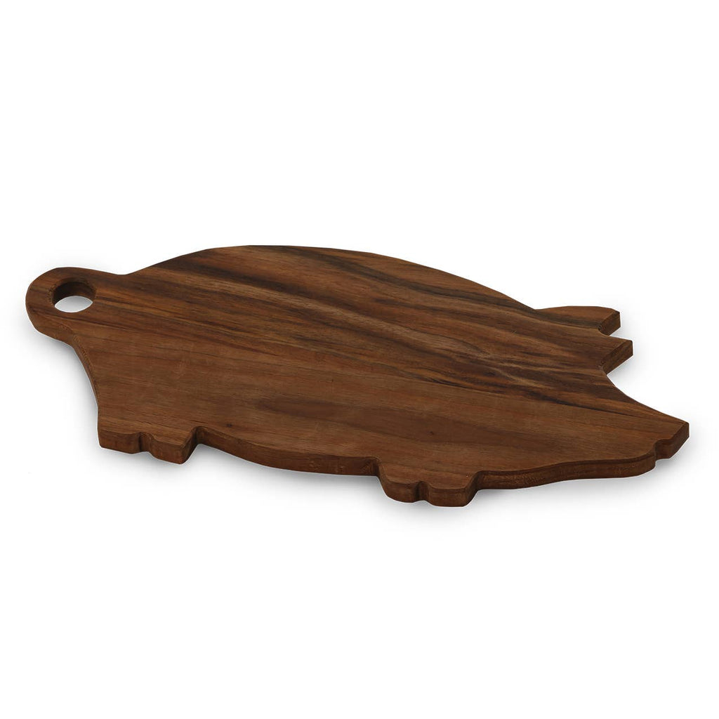 Pig Shape Cheese & Serving Board Handcrafted in USA
