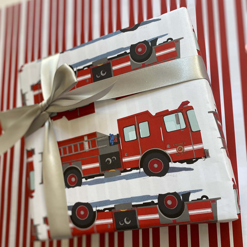 Fire Truck Wrapping Paper