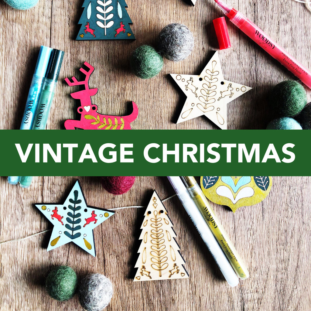 DIY Craft Kit - Vintage Christmas Garland