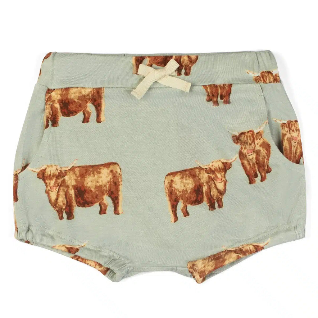 Highland Cow Bamboo Shorts