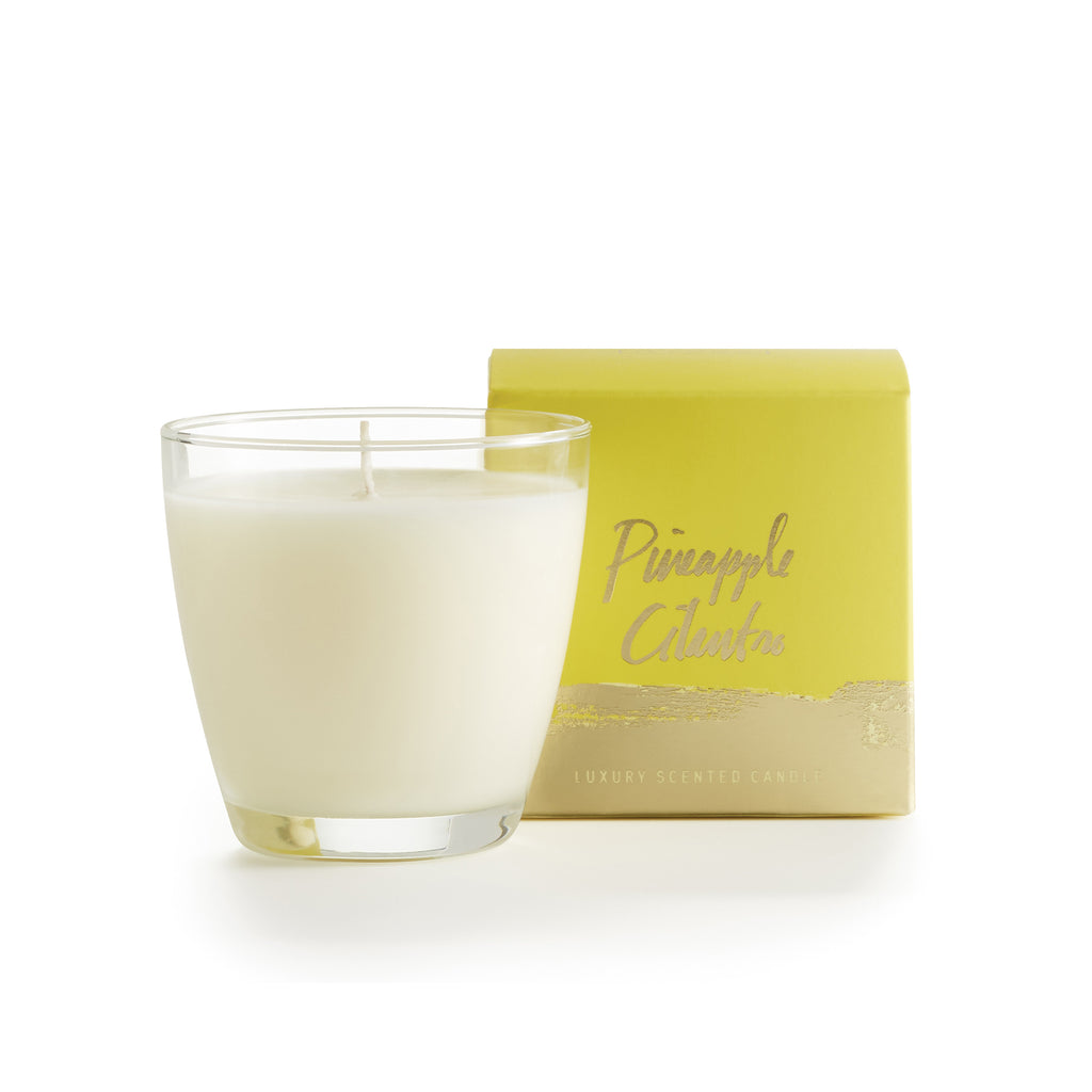 Pineapple Cilantro Demi Boxed Glass Candle