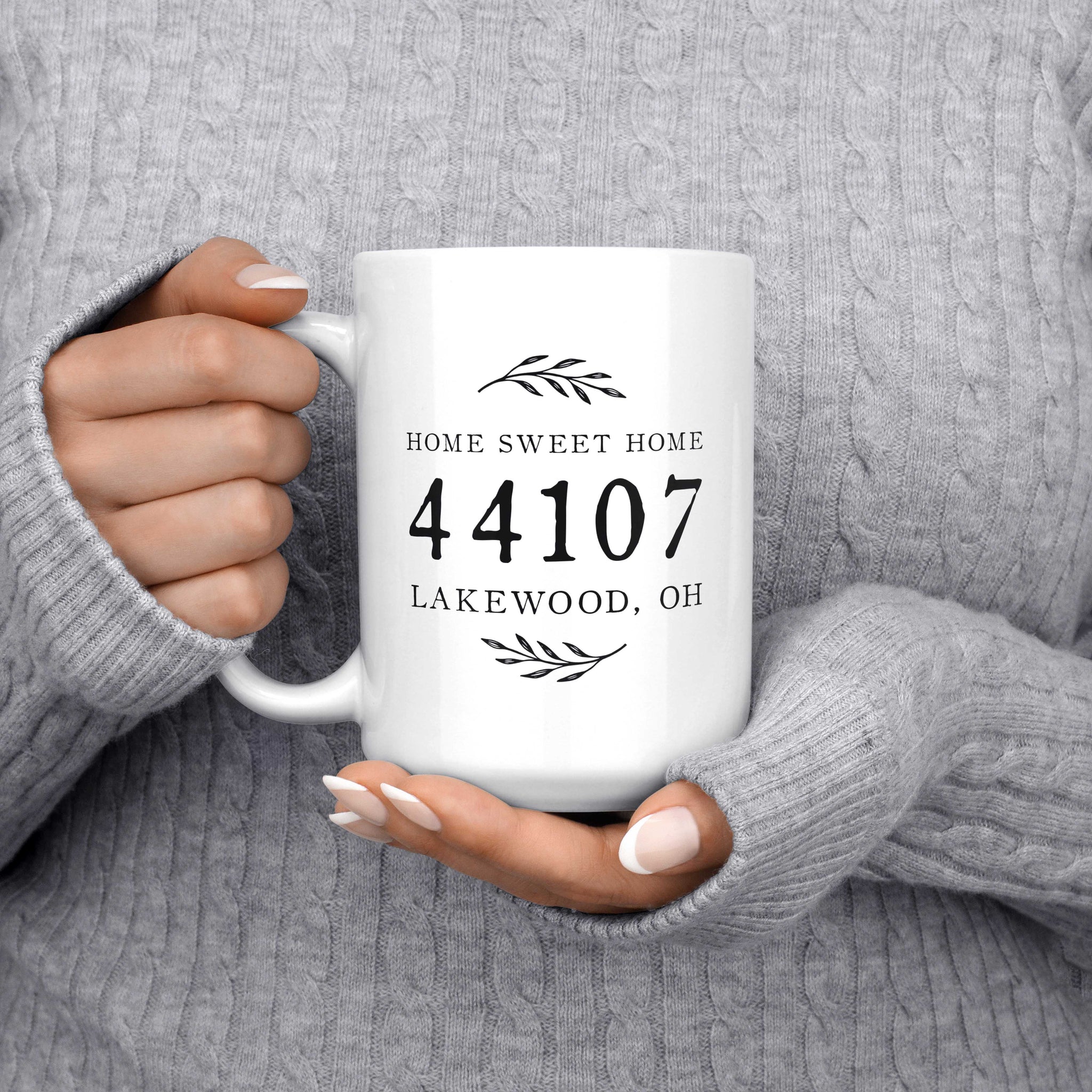 Ridgefield Zip Code Mug – Hallstrom Home