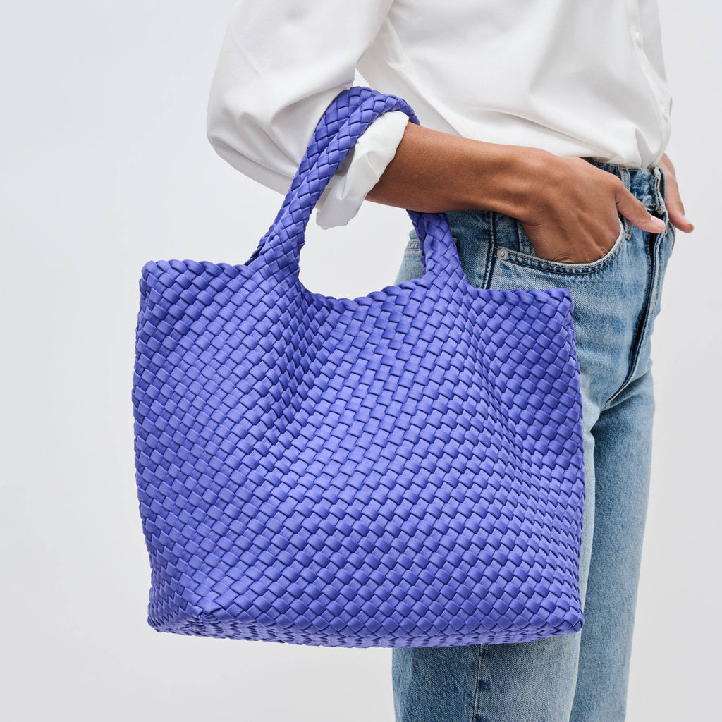 Sky's The Limit - Medium Woven Neoprene Tote