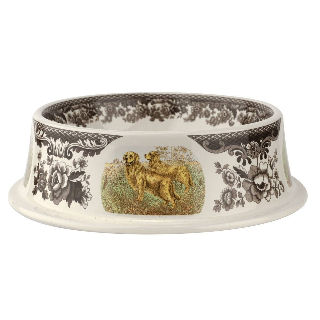 Spode Woodland 8.5 Inch Pet Bowl Assorted Dogs