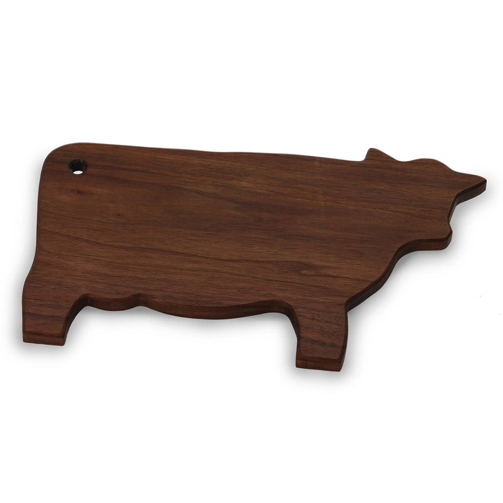 Cow Shape Cheese & Serving Board Handcrafted in USA