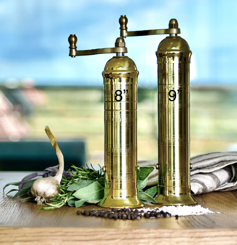  Brass Mill 9" salt grinder