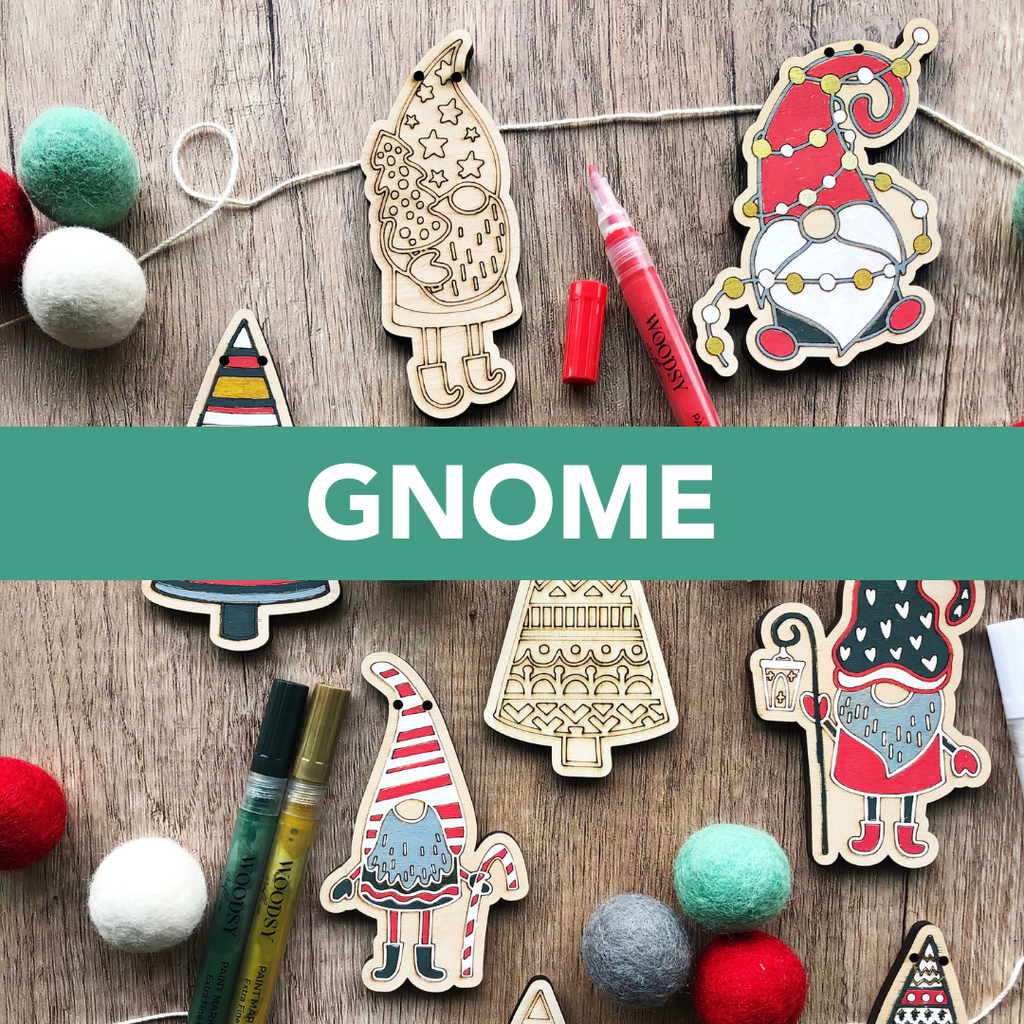 DIY Craft Kit -  Gnome Garland