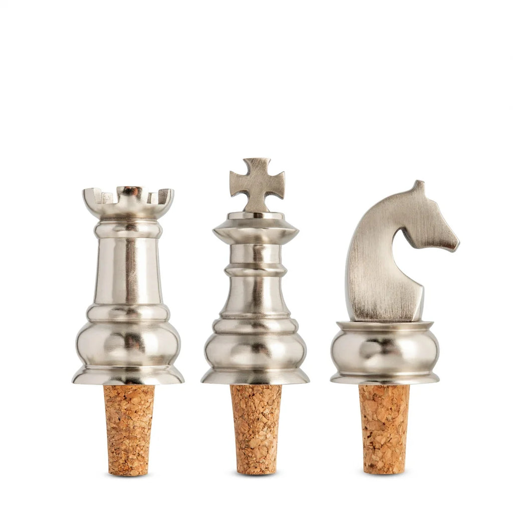 Chess Bottle Stopper Set