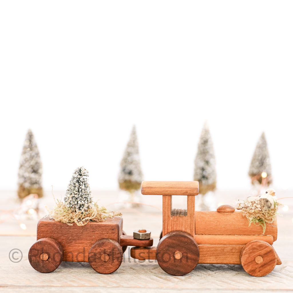 Vintage Wood Train