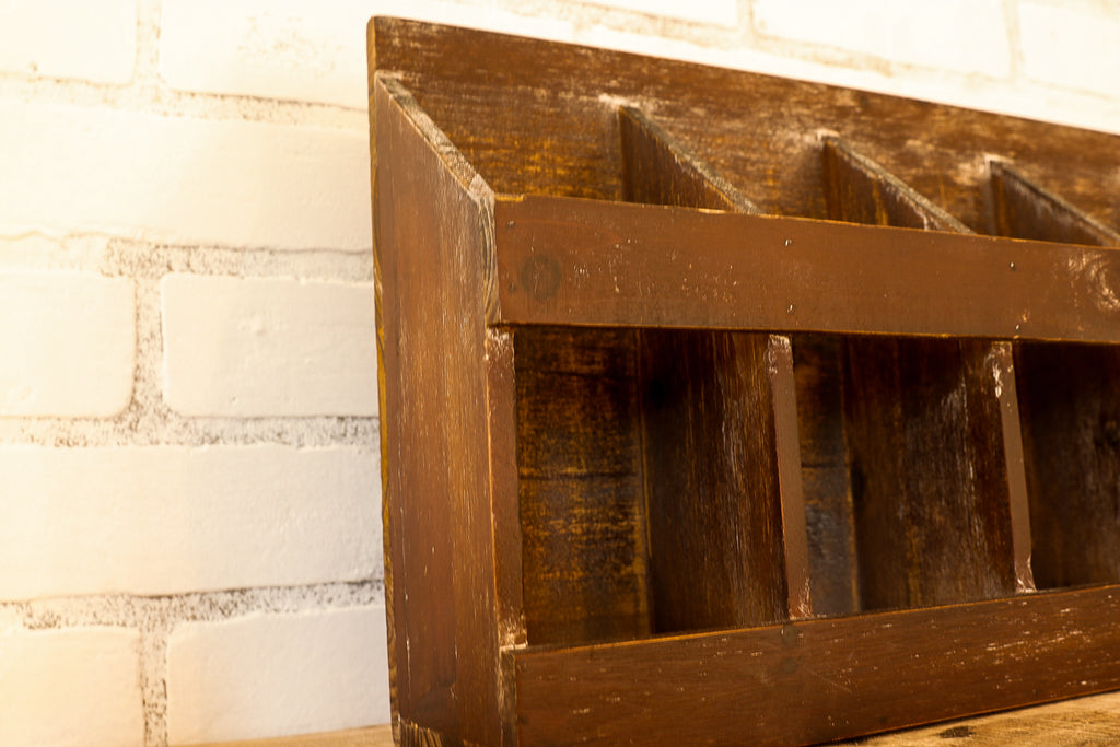 wood wall wine rack