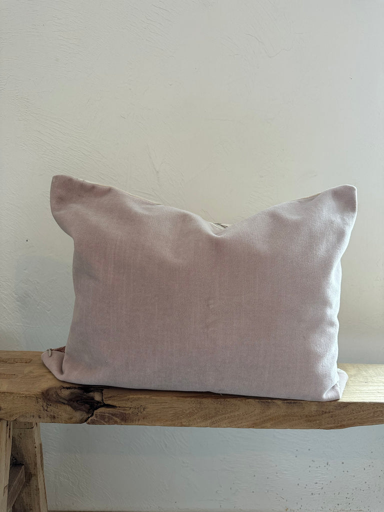 custom pink floral pillow