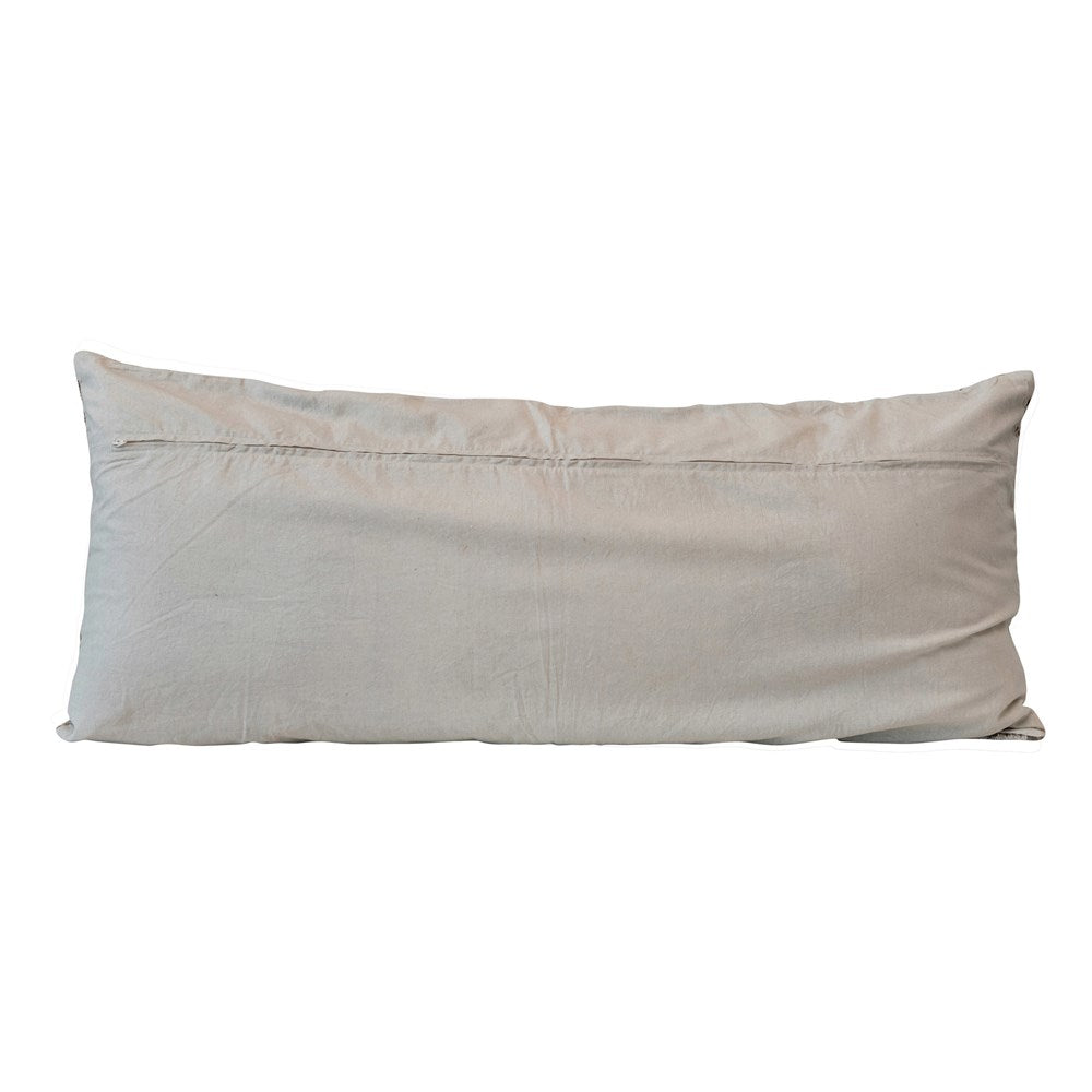 Chenille Jacquard Lumbar Pillow