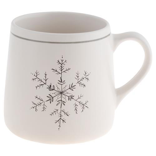 Winter White Mug Snowflake