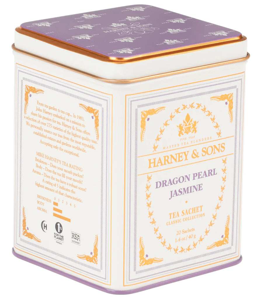 Dragon Pearl Jasmine, Classic Tin of 20 Sachets