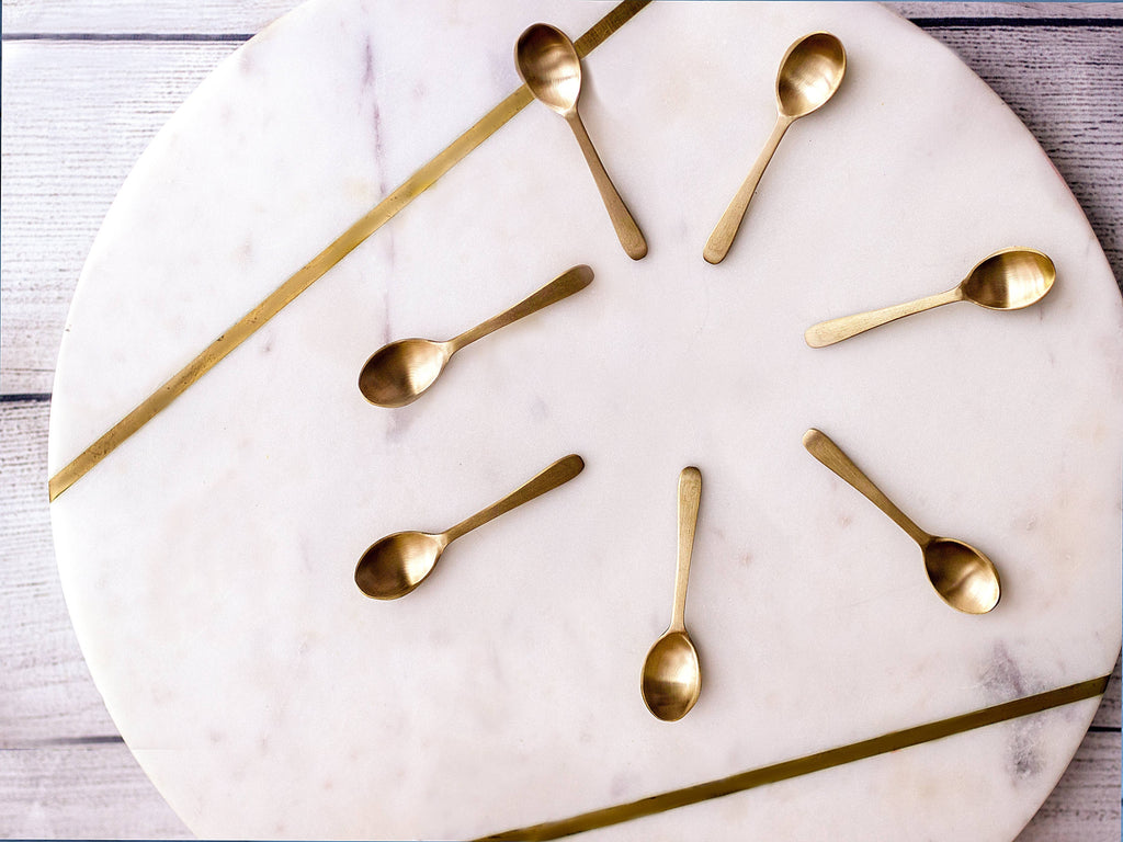 Brass Spoons Handmade Artisanal