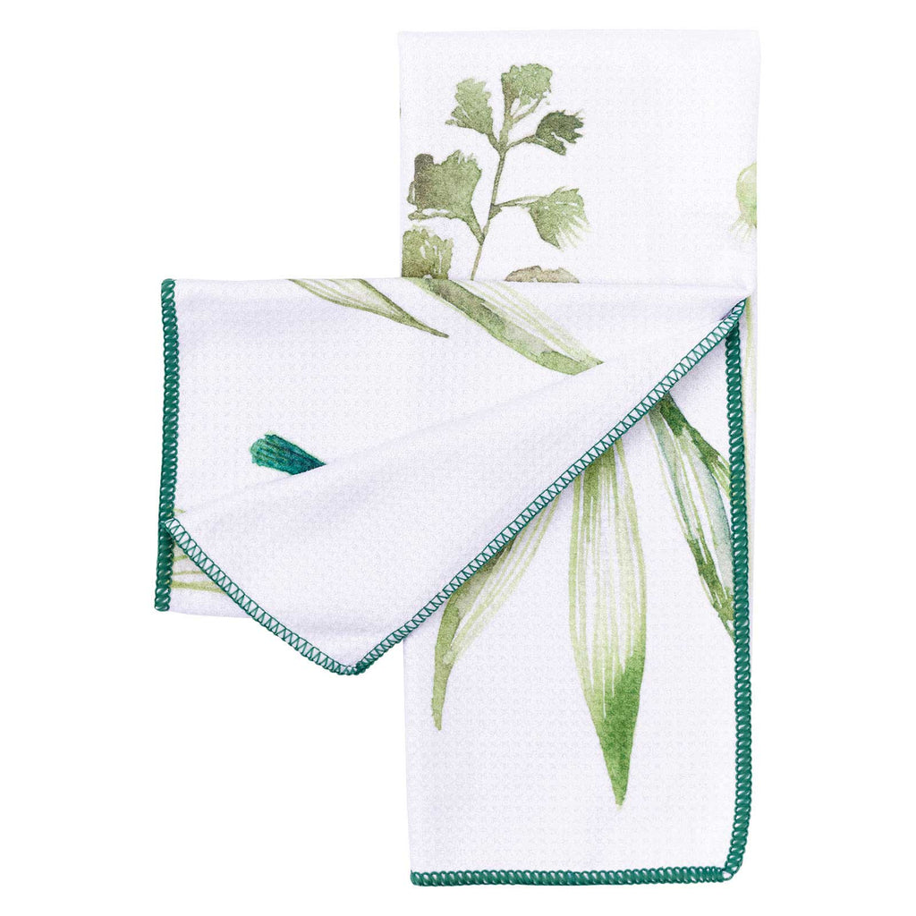 HERBS blu Kitchen Tea Towel