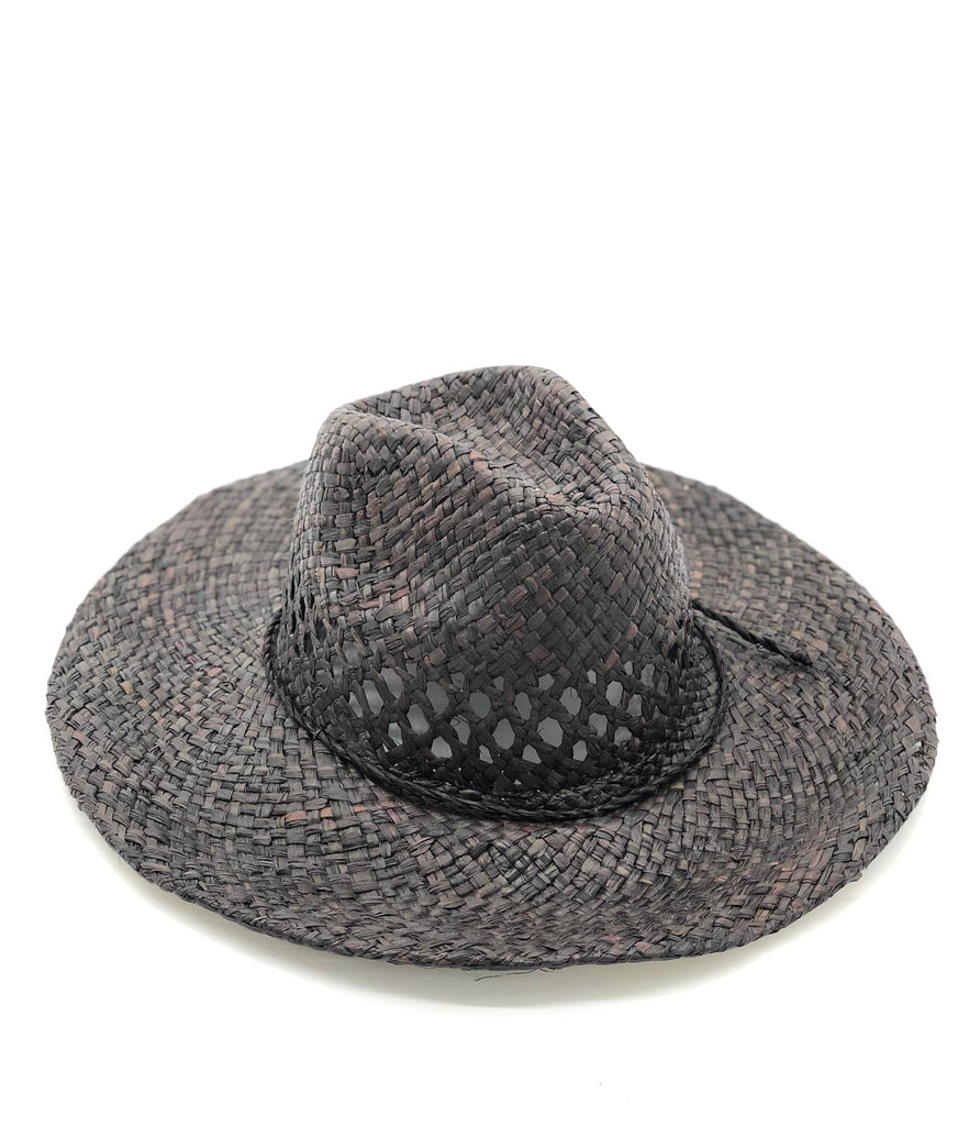 Macho Unisex Straw Cowboy Hat with Adjustable Wire Rim