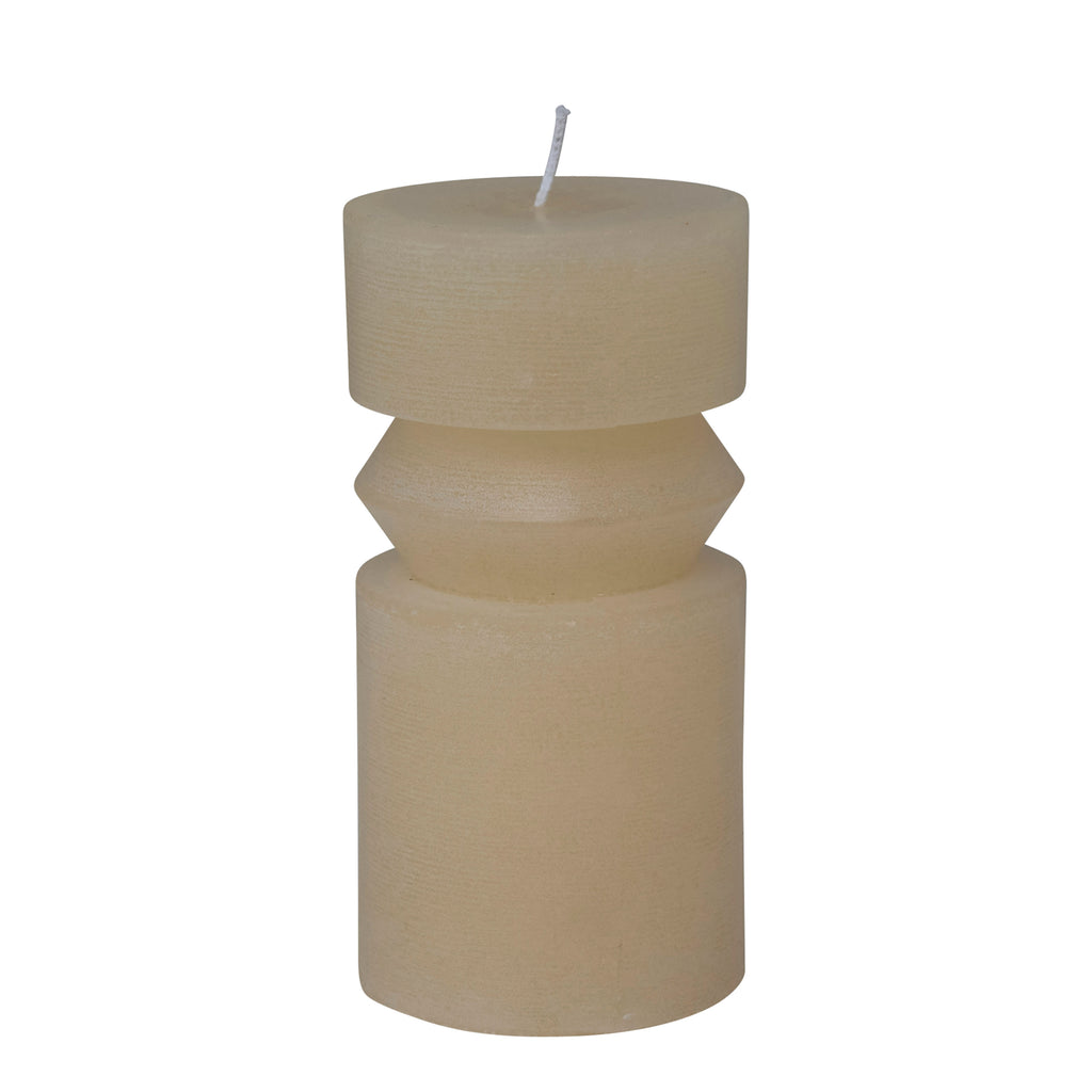 Unscented Totem Pillar Candle