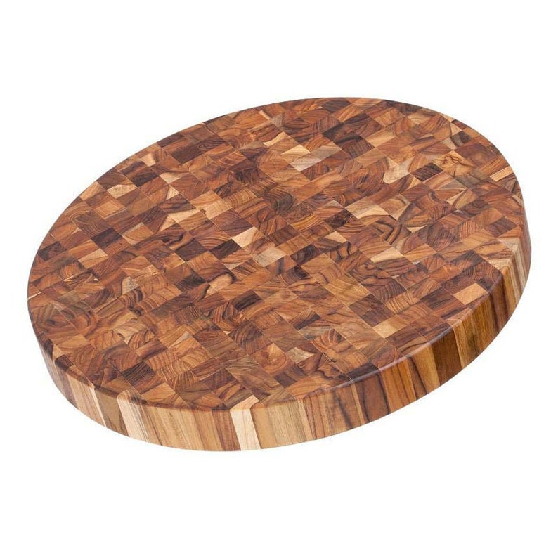 Round Teak Wood Cutting Board