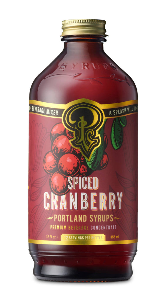 Spiced Cranberry Syrup 12 oz - cocktail / mocktail drink mix