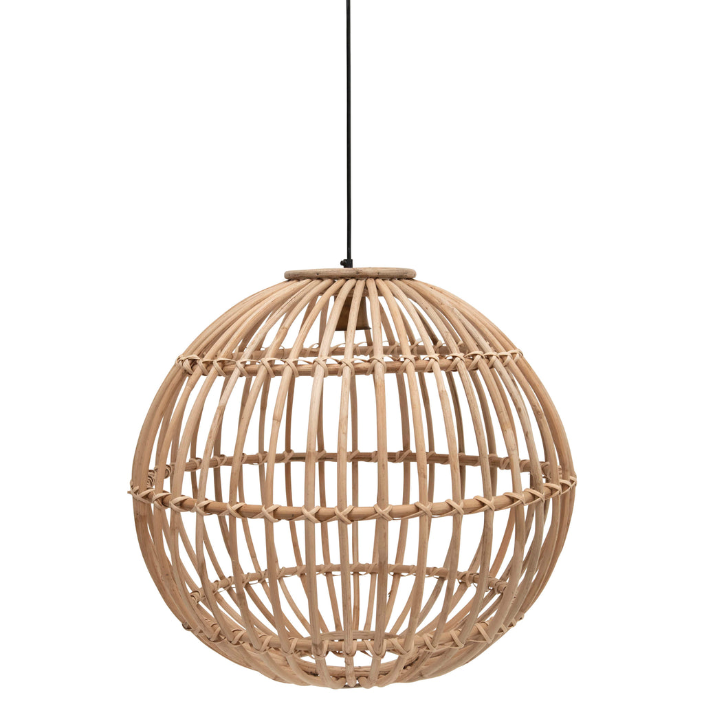 Hand-Woven Rattan Pendant Lamp