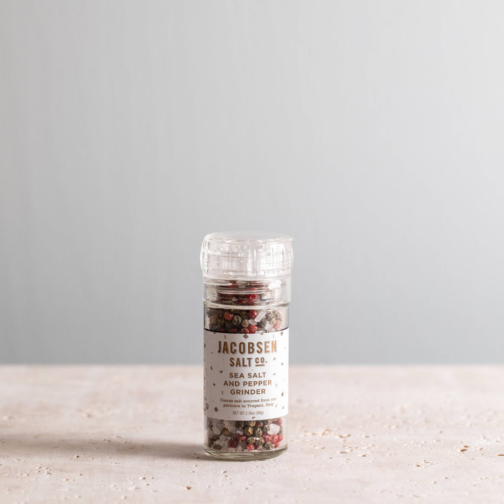 Sea Salt And Pepper Holiday Grinder