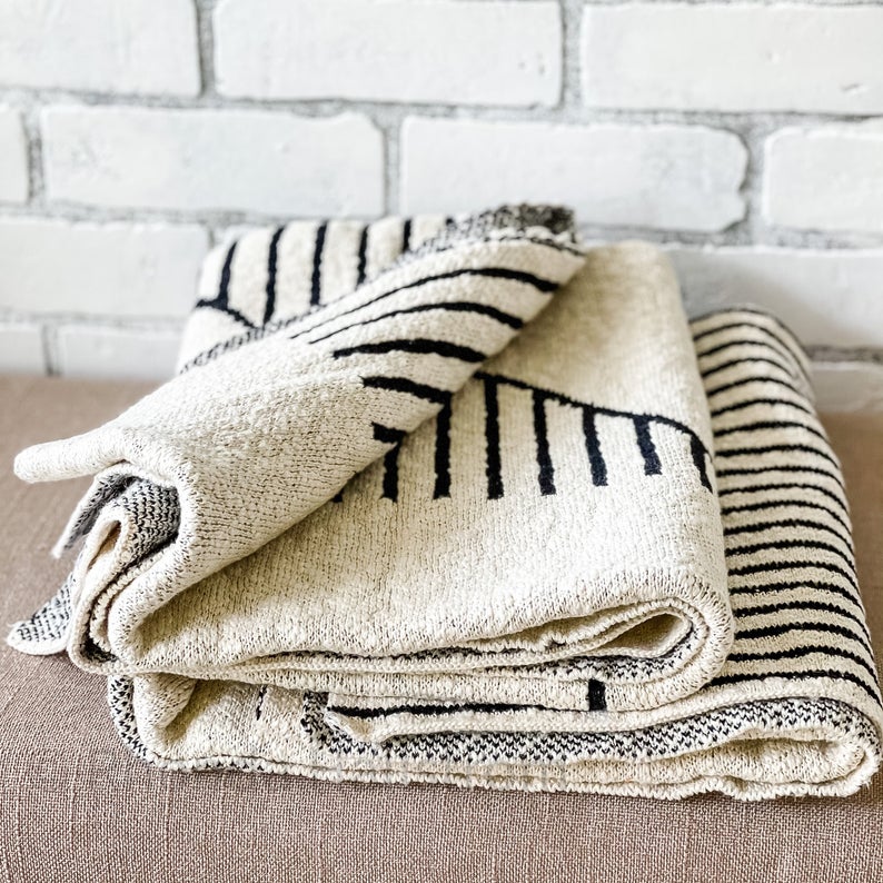 Cream Cotton Throw Blanket – Hallstrom Home