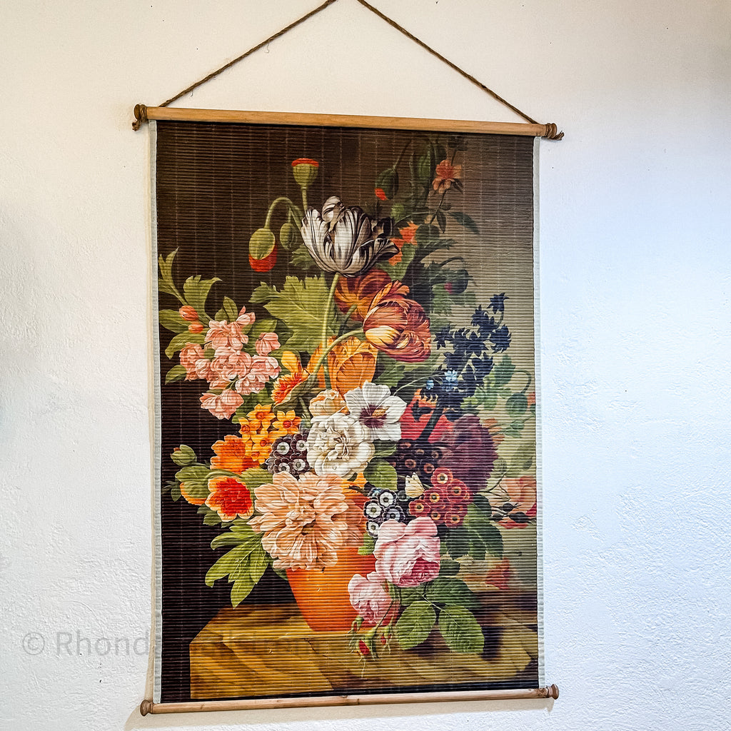 Floral Wall Hanging Art Print