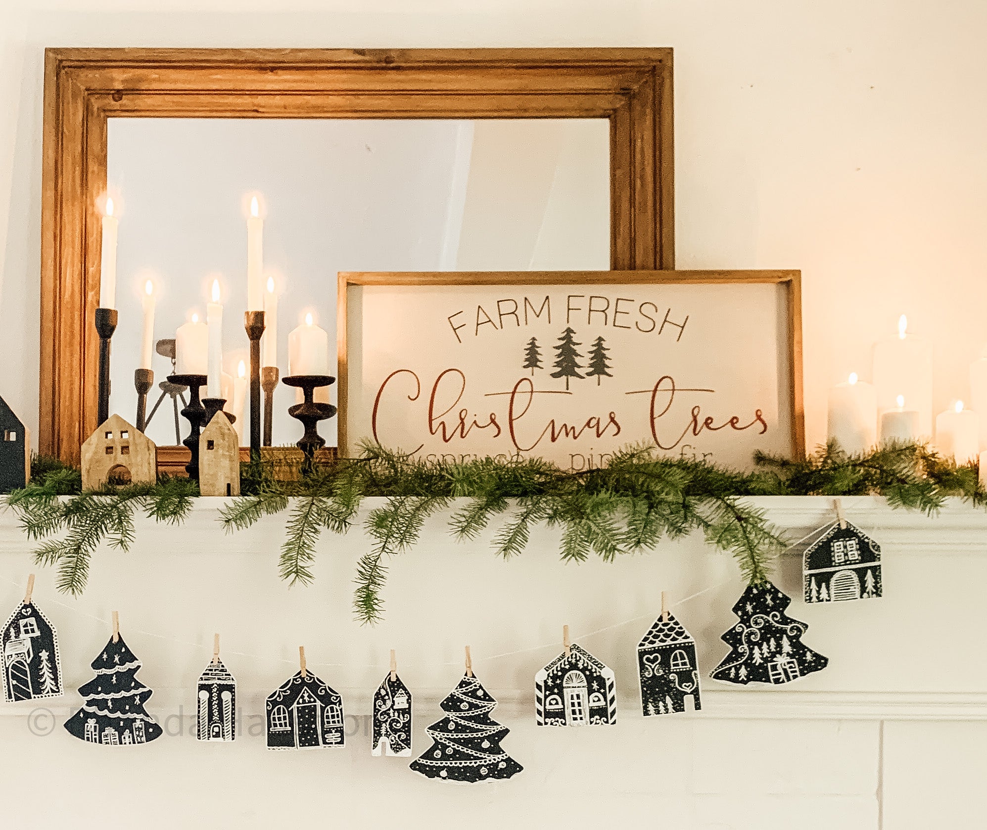 Farm fresh christmas on sale tree sign