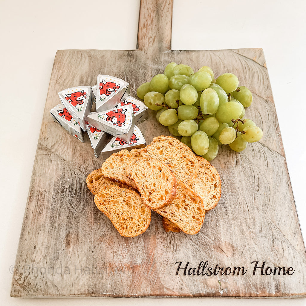 Personalized Wood Cutting Board with Name and Date