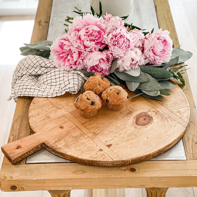 French Cutting Board with Handle — The Vintage Round Top